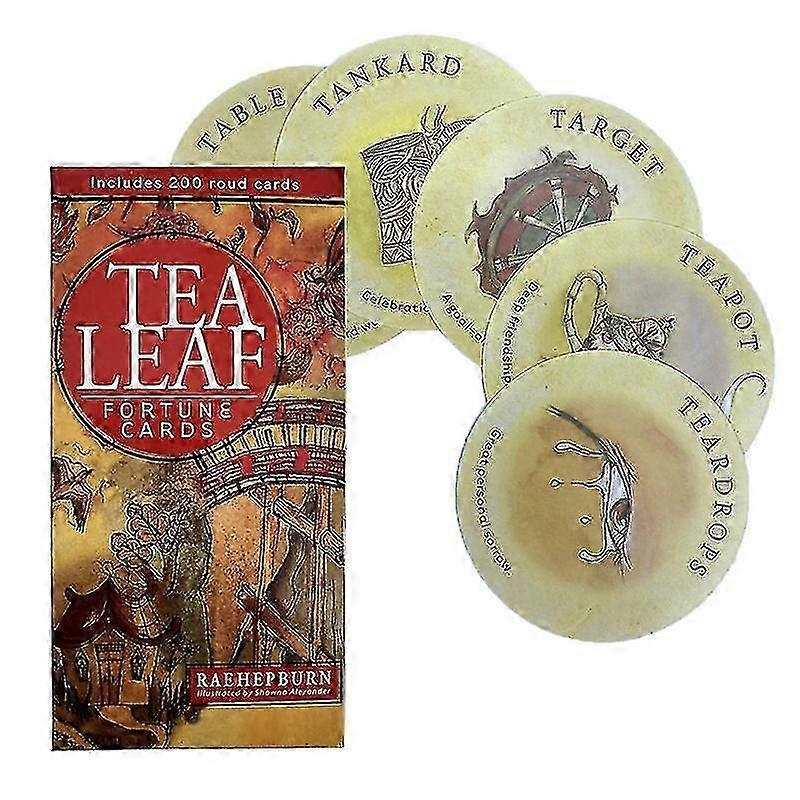 2025 Tea Leaf Fortune Card Tarot Oracle Card Family Party Board Game Fate Divination