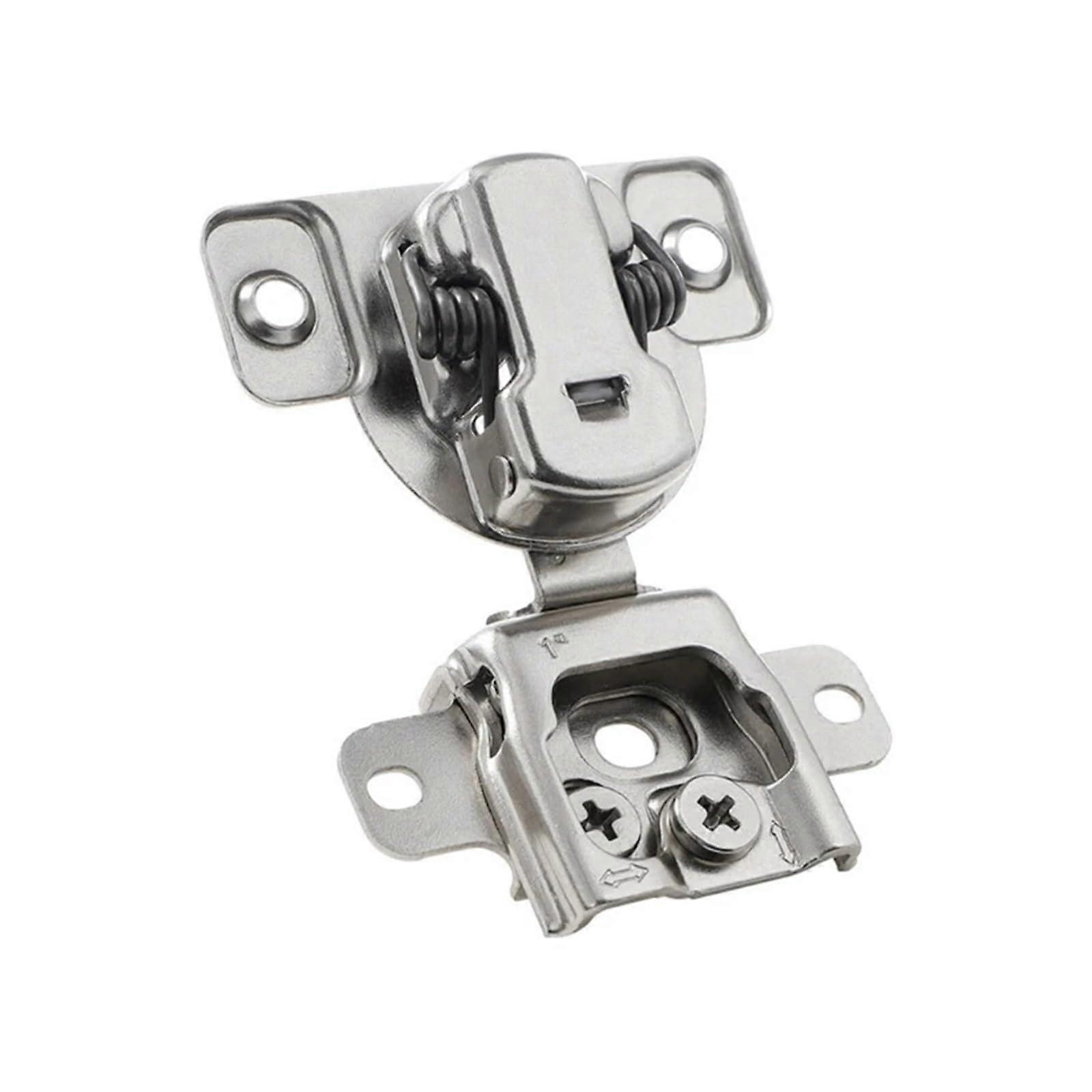 Softclose hinges for kitchen cabinets, installed door hinges with noise reduction.