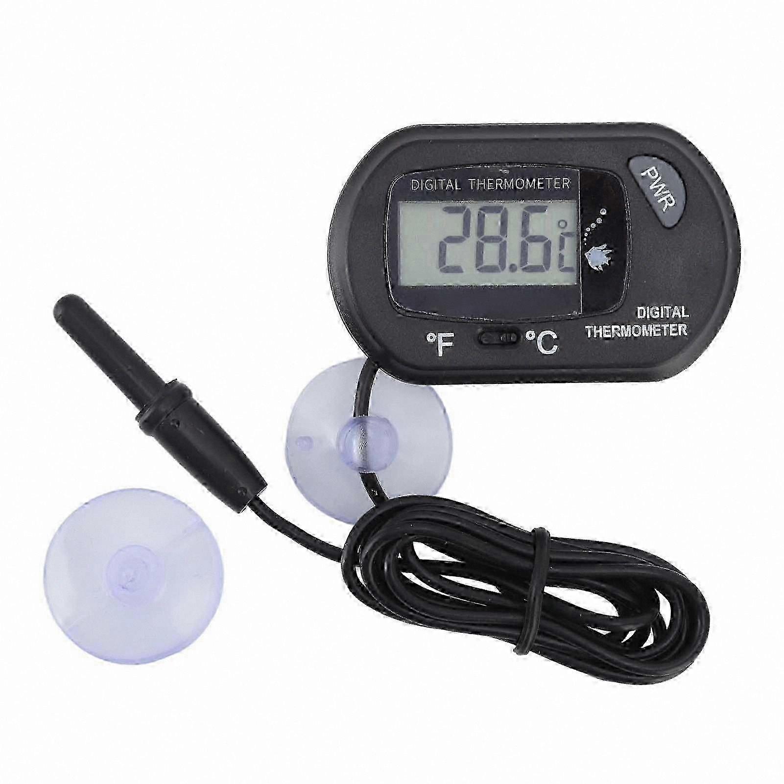 Digital LCD Aquarium Thermometer - Precise Temperature Monitoring for Fish Tanks