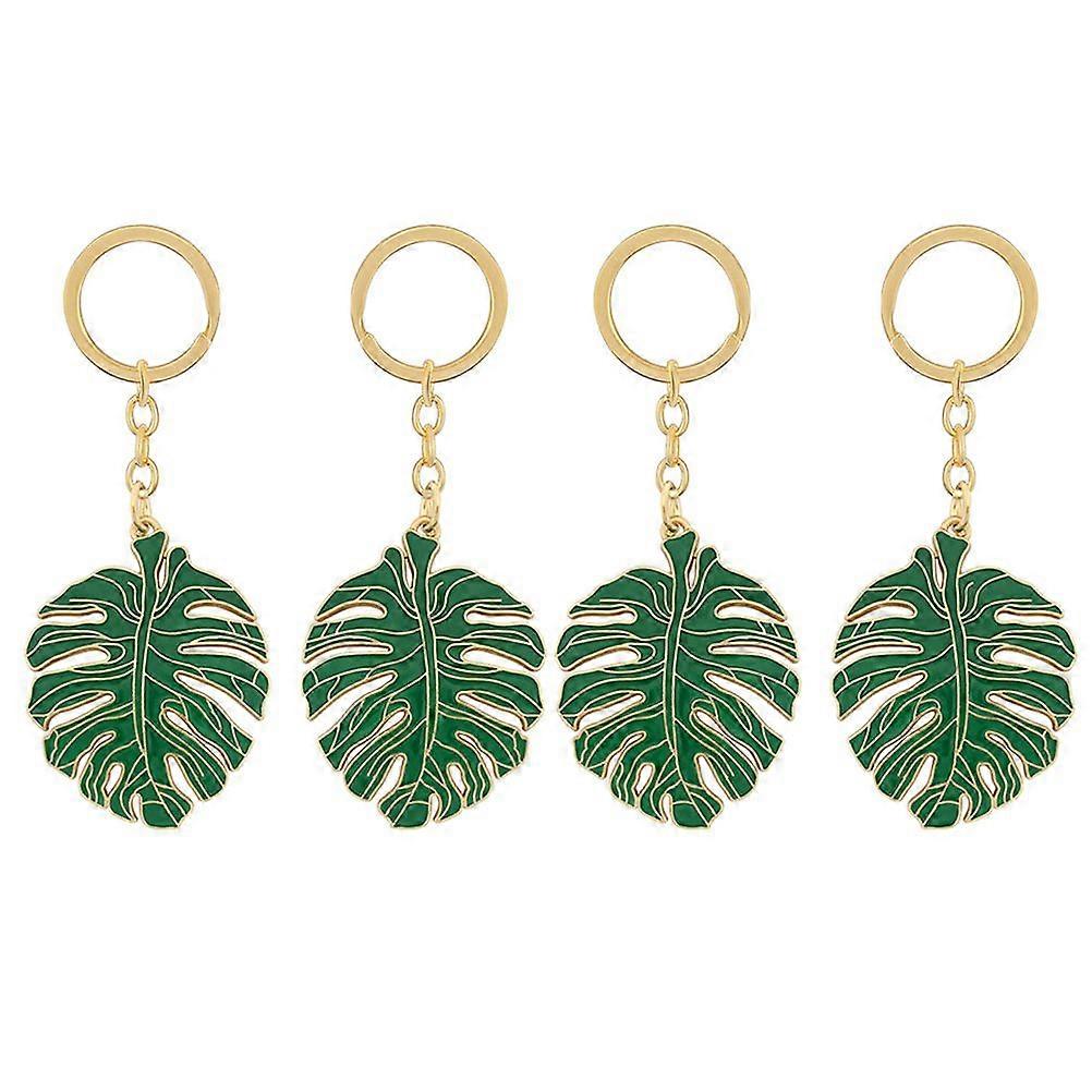 4pcs Stylish Turtle Dorsal Shape Key Chains Unique Hanging Pendants Hangings