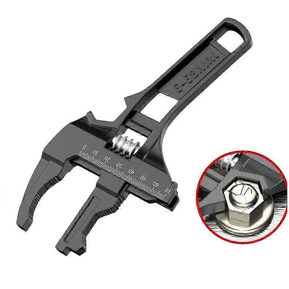 Kostumere Reversible Sink Wrench with 6-68mm Jaw Opening Multifunctional Tool