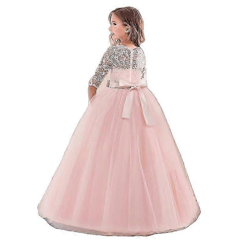 Girls' Embroidered Formal Ball Gown For Weddings & Parties