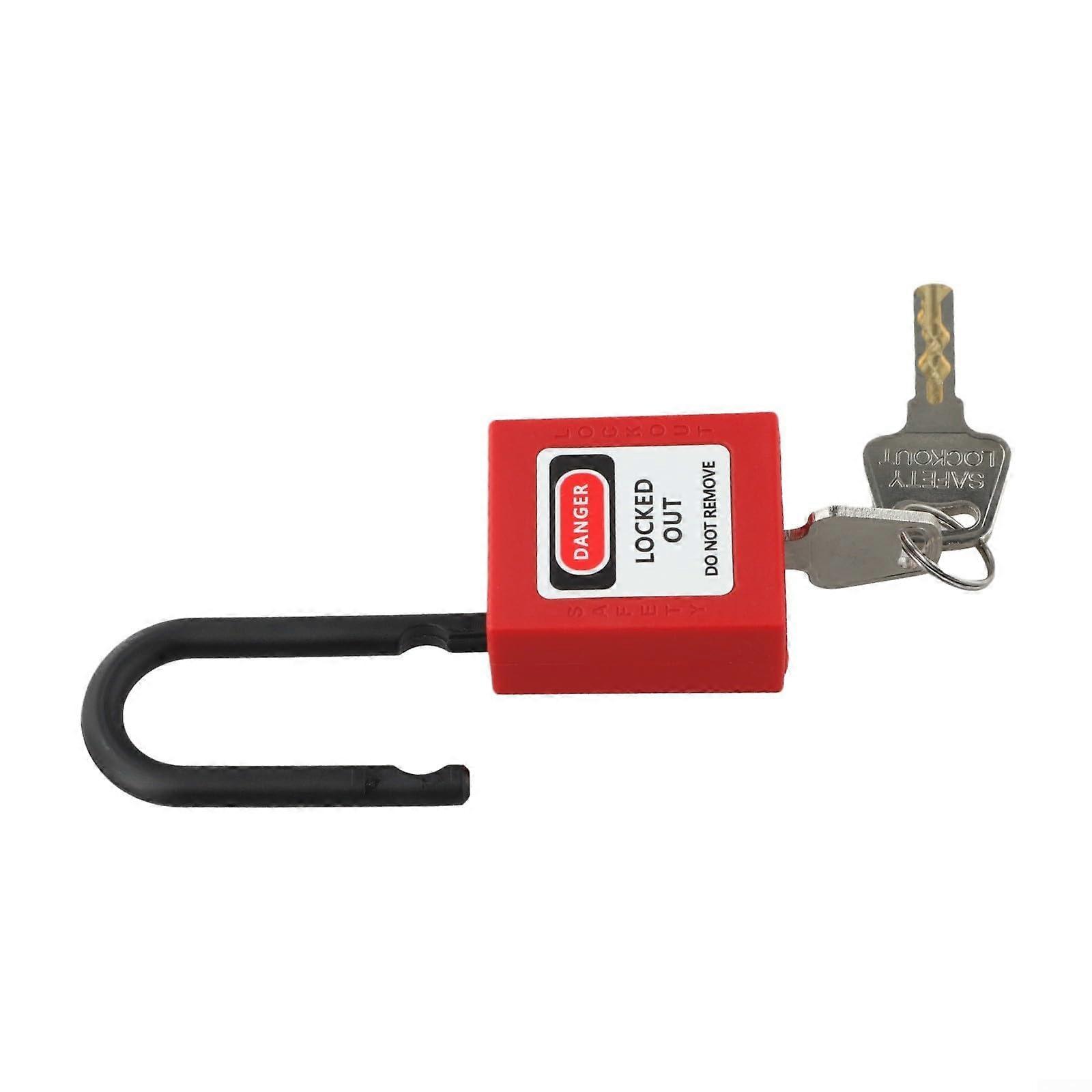 High Performance Lockout Safety Padlock With Rewritable Key Label, Lockout Tag Out Padlock For Industrial Safety Padlock