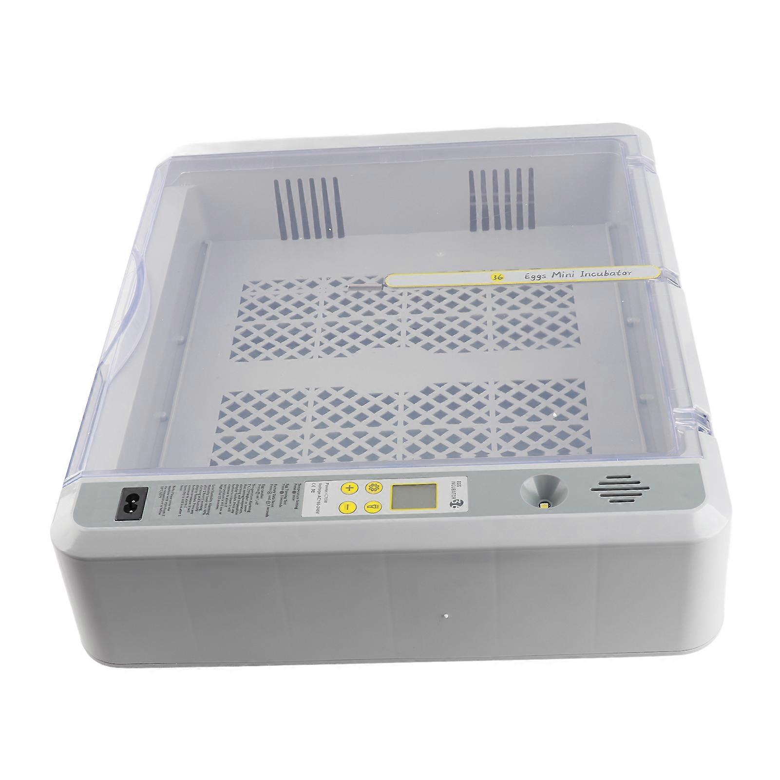 Digital Egg Incubator 36 Eggs Auto Turning Temp Control 47.7x41.8x13cm