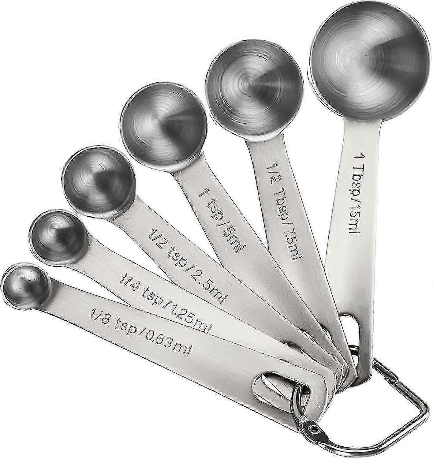 Precision Measuring Spoons Set for Dry and Liquid Ingredients - Accurate Kitchen Measuring Tools