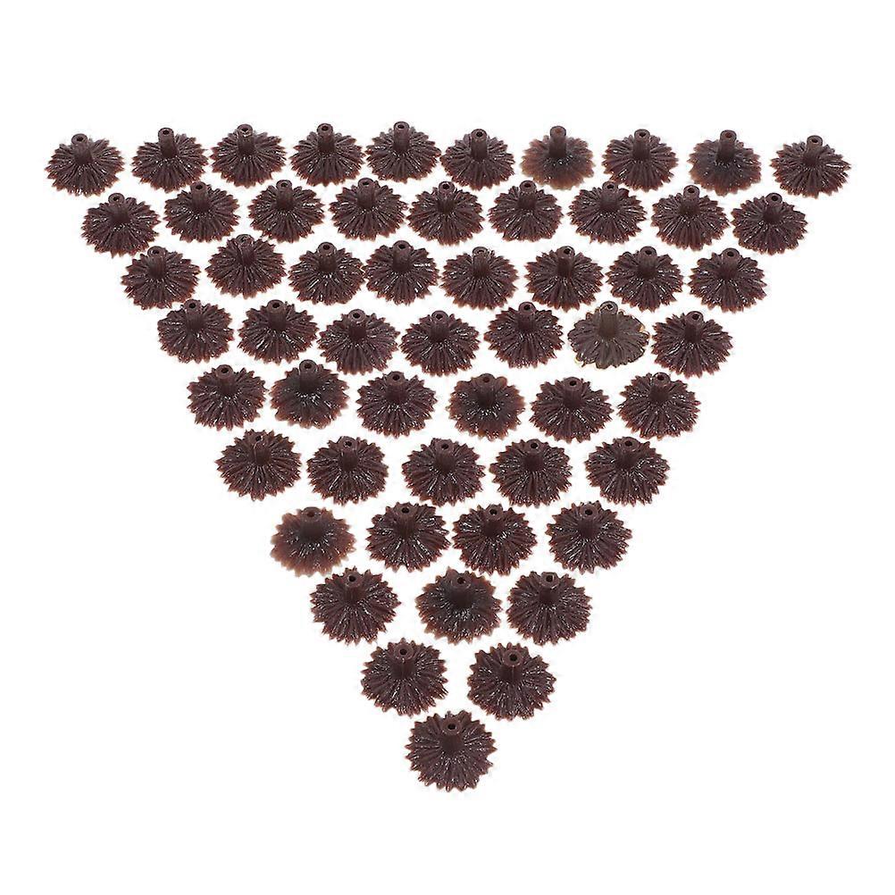 70pcs Miniature Tree Bases for Model Railroads – Tree Holders for DIY Crafts, Architectural Models & Landscape Dioramas – Easy Installation