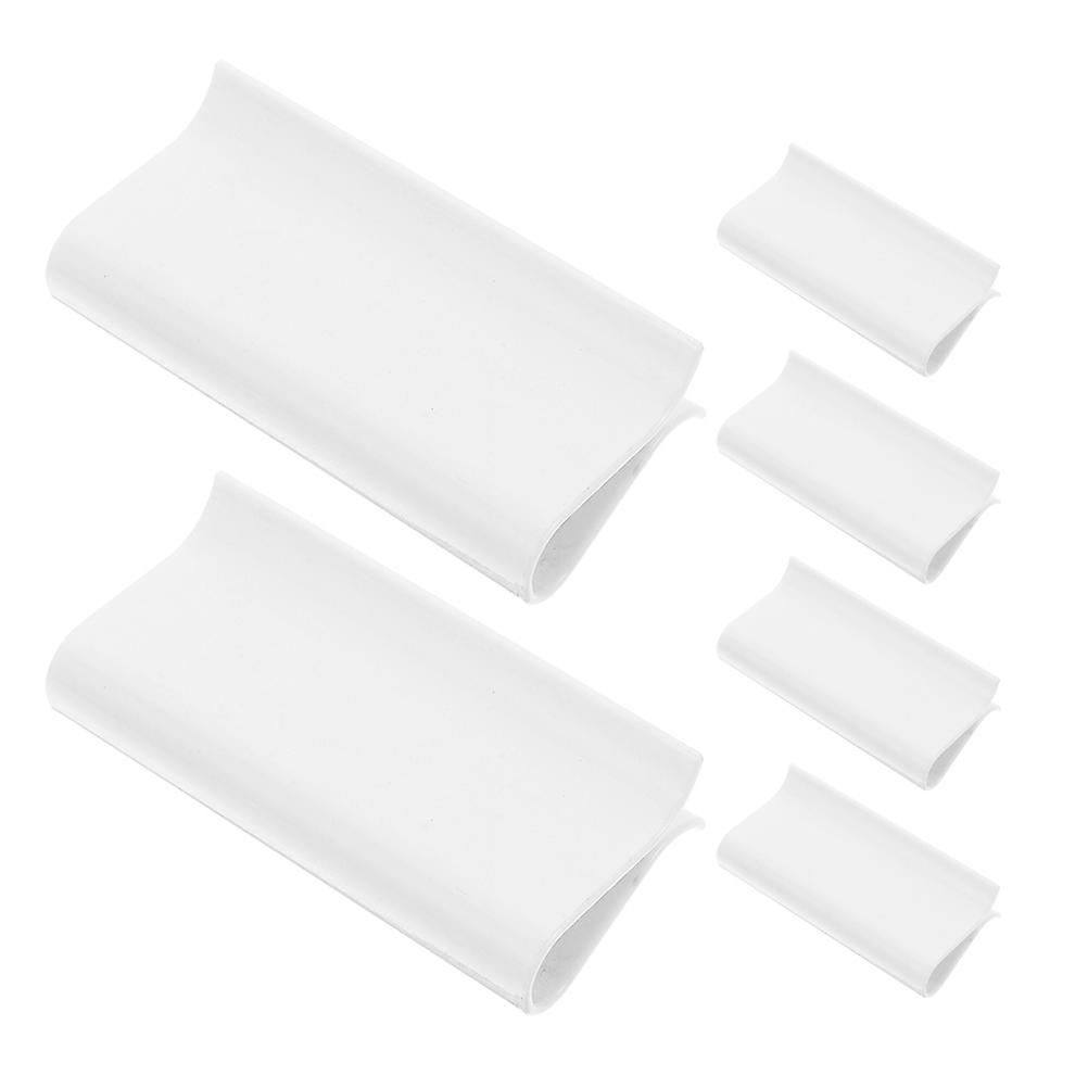 Plastic Window Handles 6Pcs Cordless Operation Roller Shades Hem Grips Lifting Clamp Suitable For Home And Office Use