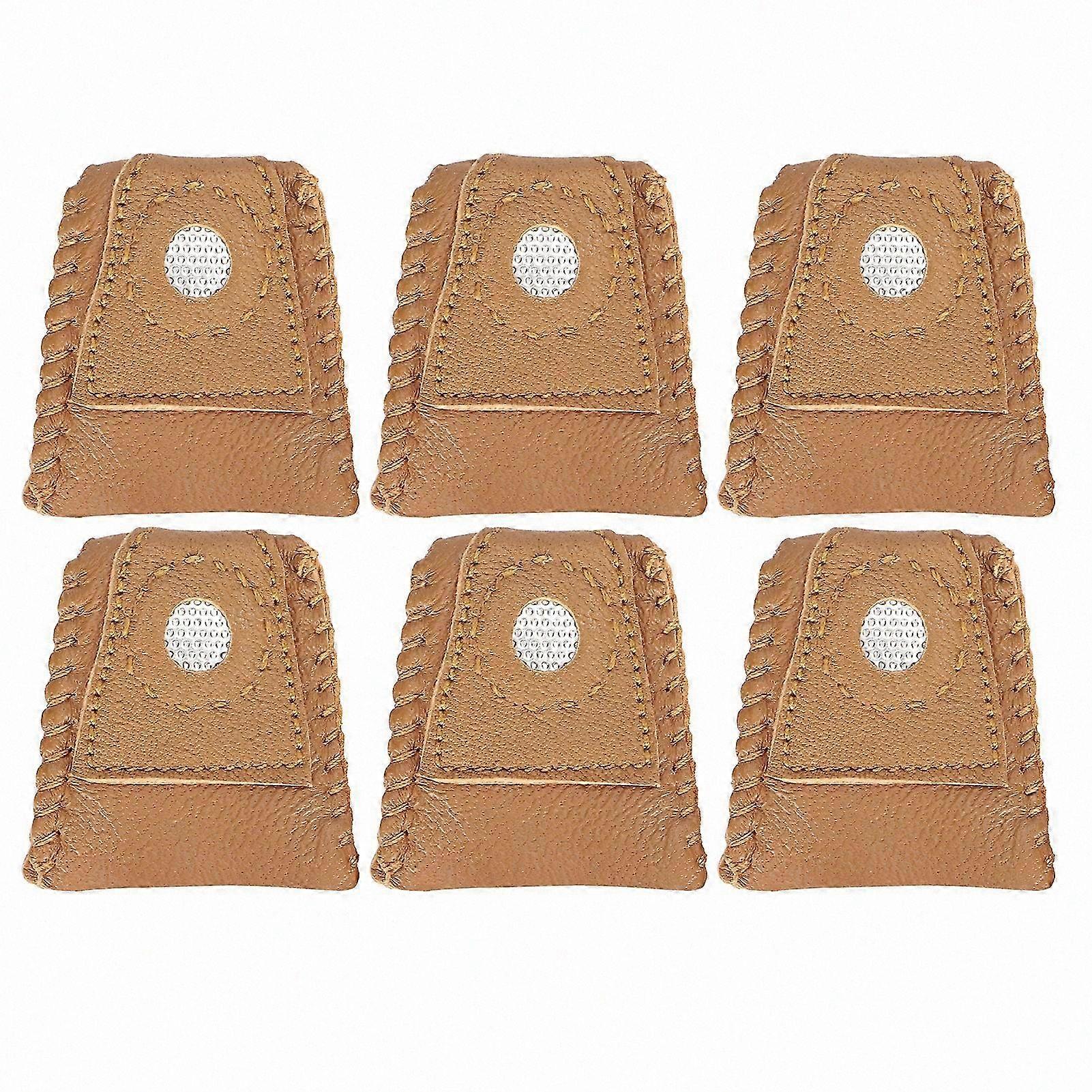 Leather Finger Protector Sleeve for Sewing and Handcrafting Accessory