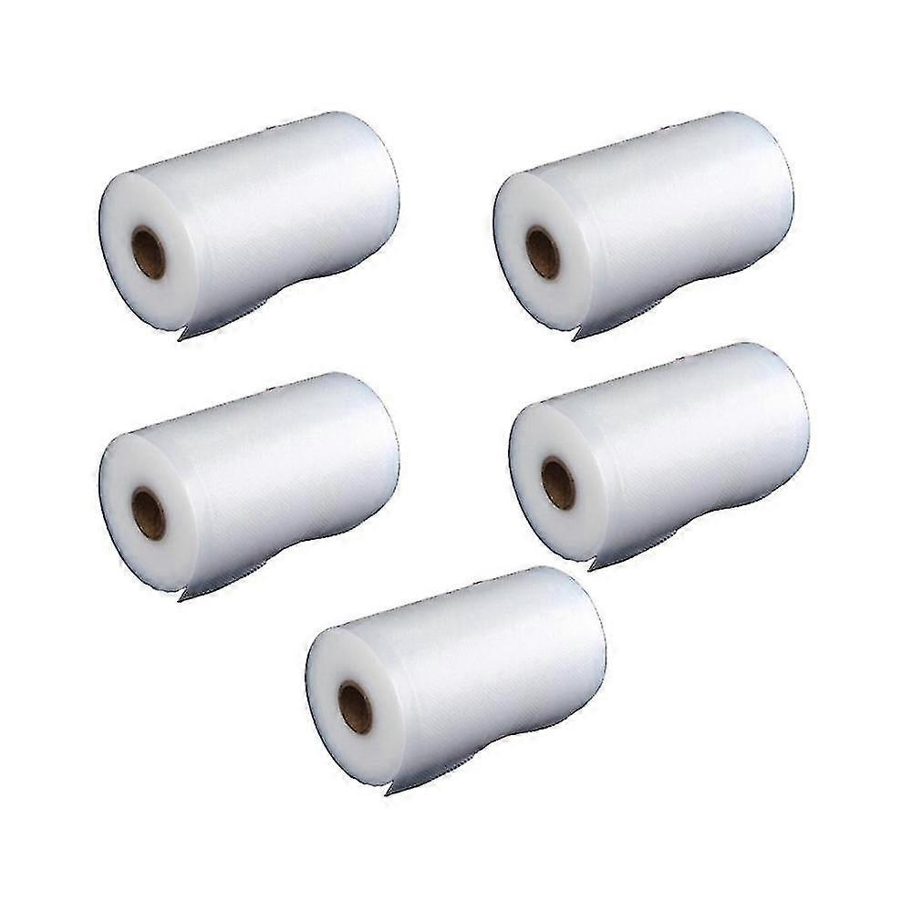 5pcs Kitchen Vacuum Sealing Bag, Transparent Food Packaging Bag Foo...