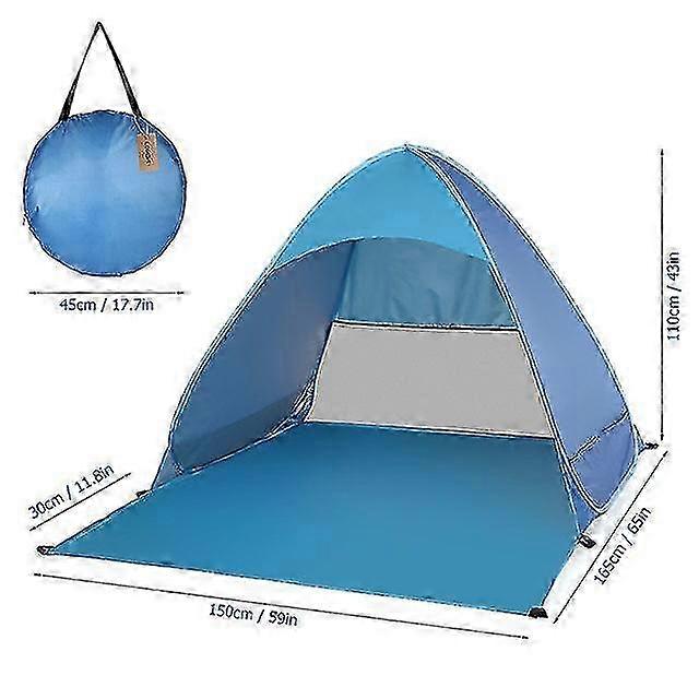 Lixada Automatic Instant Pop Up Beach Tent Lightweight Outdoor Uv P...