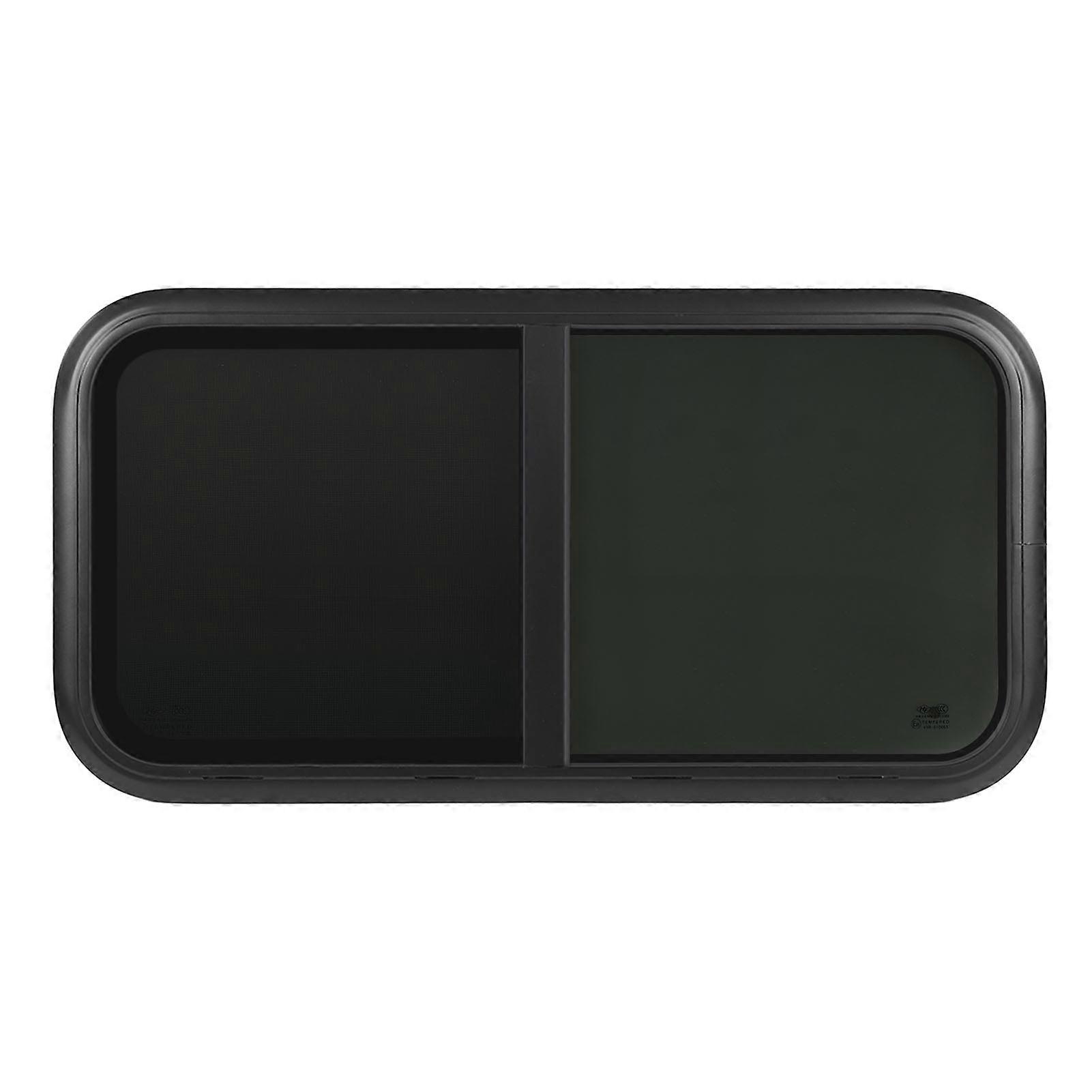 RV Window 1030x630mm Black UV Protection Insect Screen Seal