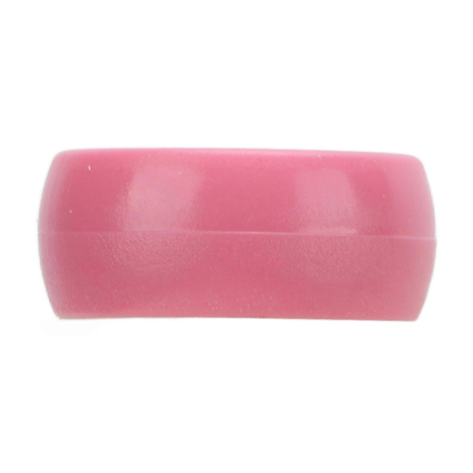 12Pcs 10mm Plastic Binder Rings Portable DIY T-Type Mushroom Hole Loose Leaf Rings Accessories Light Pink