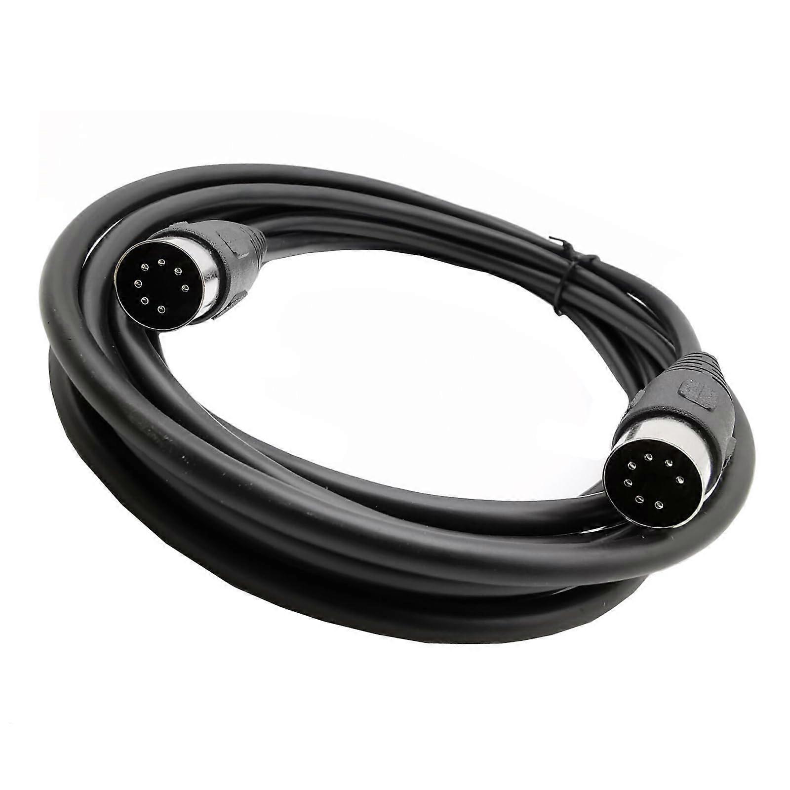7 Pin Male To Male Cable 1 Meter Length Durable Controller Interface Cable For Signal Transmission And System Control