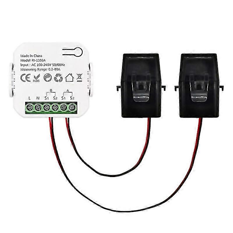 For Tuya Smart Energy Meter Power Production Consumption Bidirectional Power Monitor 0280a Support