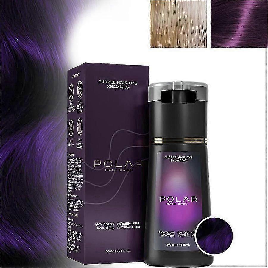 Natural Instant Hair Colour Shampoo for Grey Coverage - Adds Shine & Vibrance for UK Users