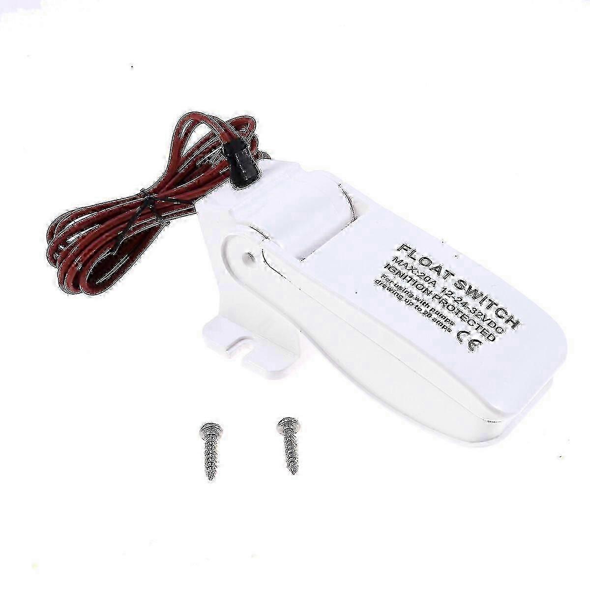 Interrupteur à flotteur de pompe de cale automatique 12V pour pompe à eau de bateau marin, interrupteur de pompe de puisard à usage intensif