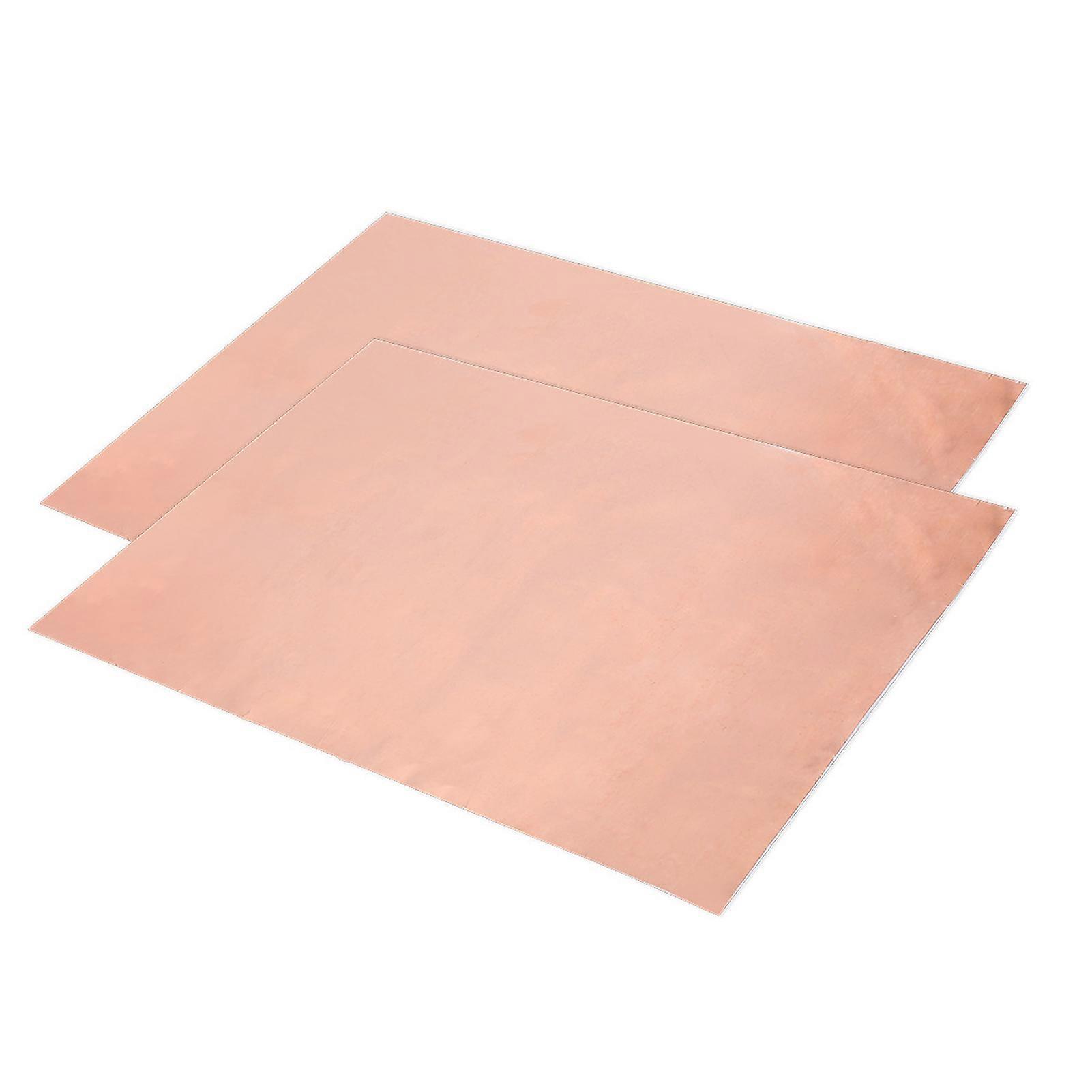 2Pcs Copper Foil Tape 30x20cm Single-Side Conductive EMI Shielding