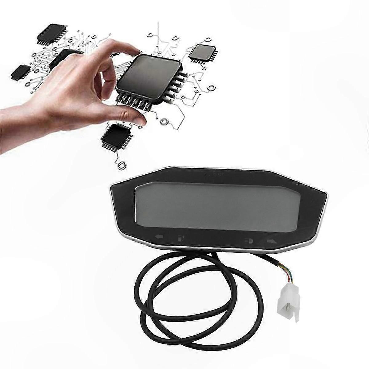 Electric Scooter Speedometer with Battery Power Display for Citycoco