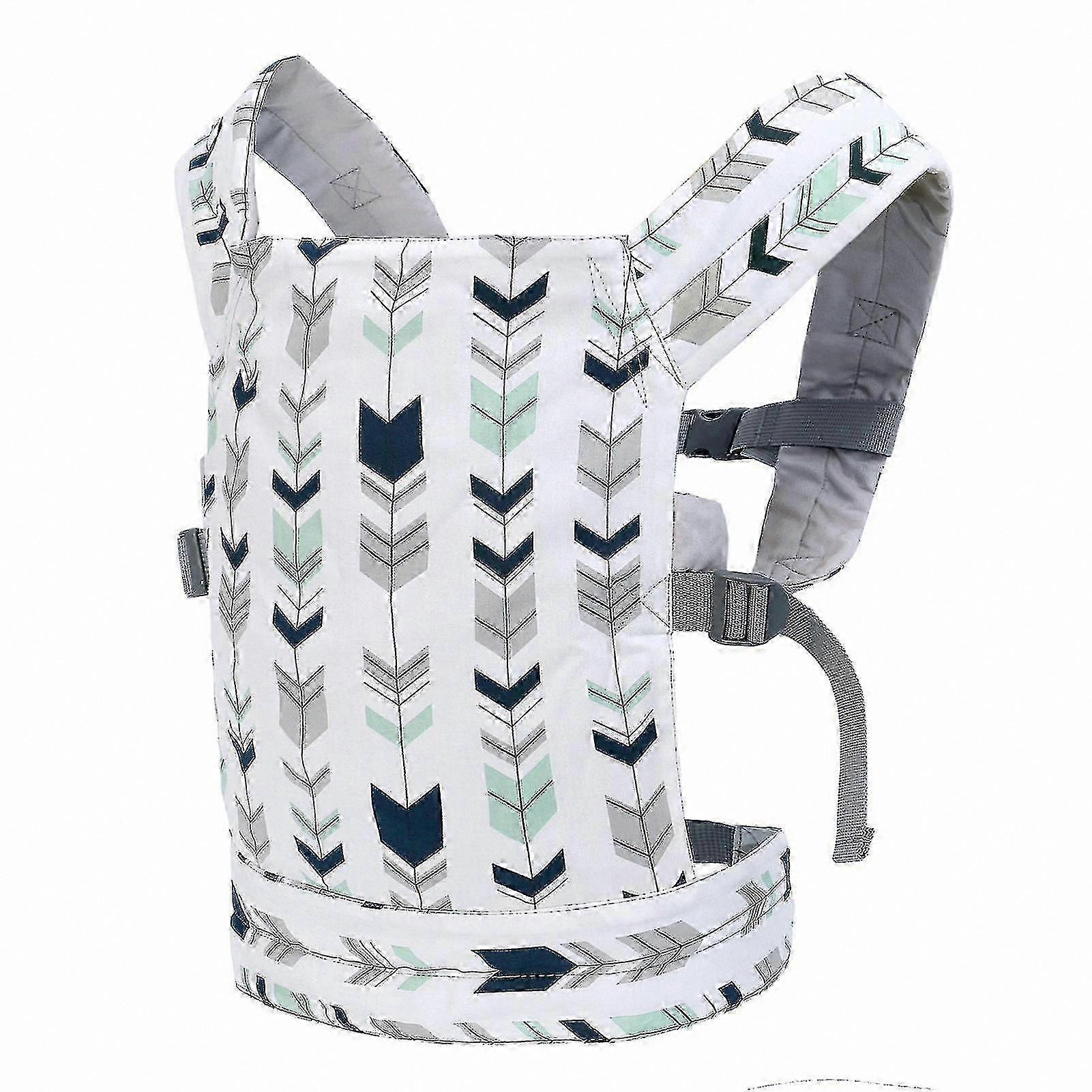 Adjustable Strap Baby Doll Carrier for Stuffed Animals Soft Fabric Front and Back Carrying Solution for Kids