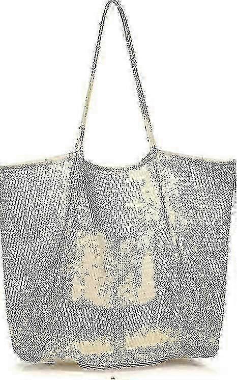 Mesh Beach Tote Womens Shoulder Handbag
