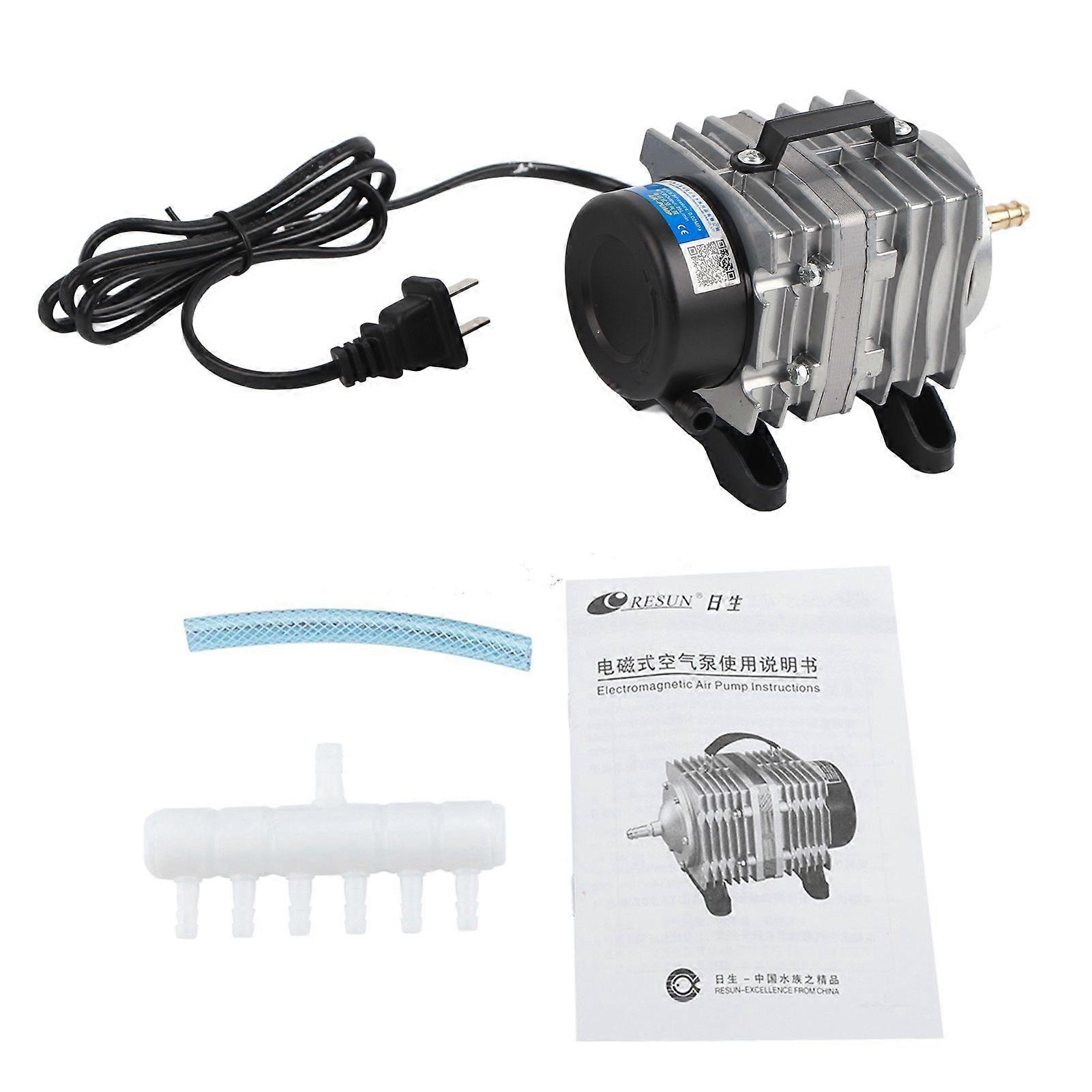 Electromagnetic Aquarium Oxygen Pump 18W 25L/min Used for Fish Tank Seafood Pond