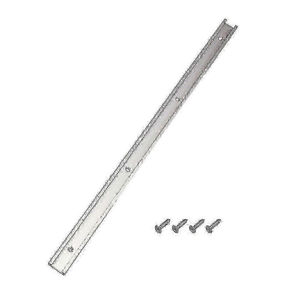 Aluminium T-Track with Mounting Holes for Woodworking Jigs and DIY Tool Guides