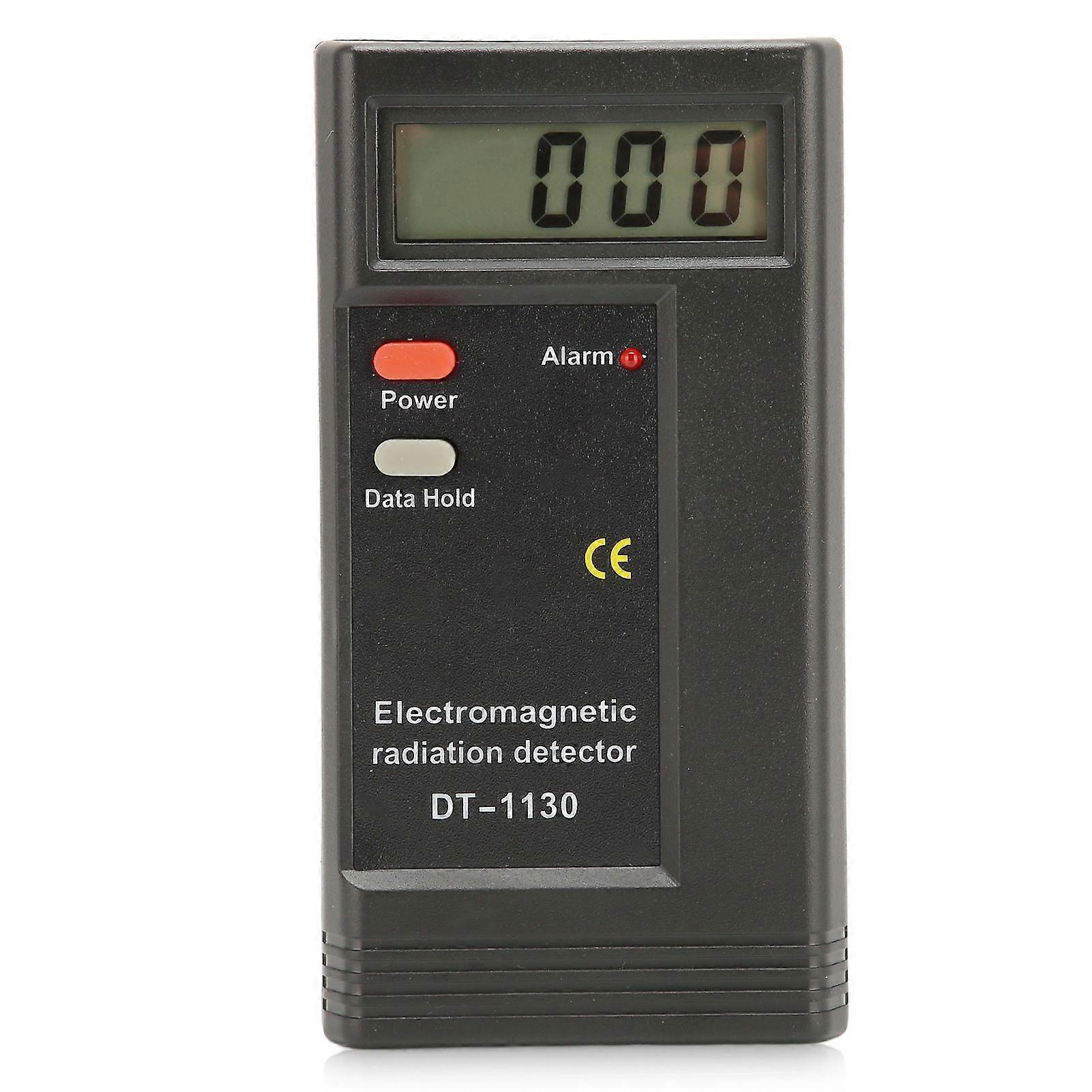 Electromagnetic Radiation Tester High Sensitivity 50H to 2000MHz Accurate LCD Handheld Black EMF Meter for TVs Fans Lamp PC