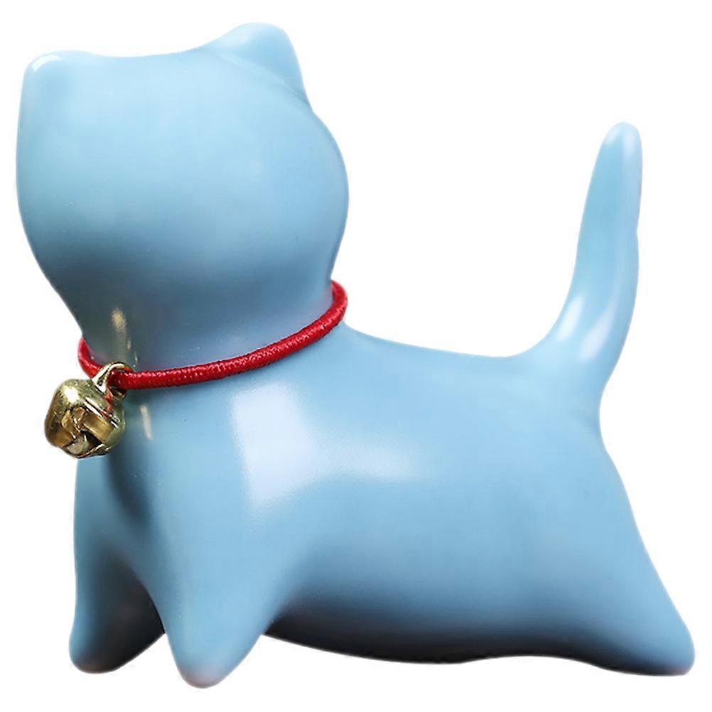 Ceramic Cat Ornament for Decor Creative Craft