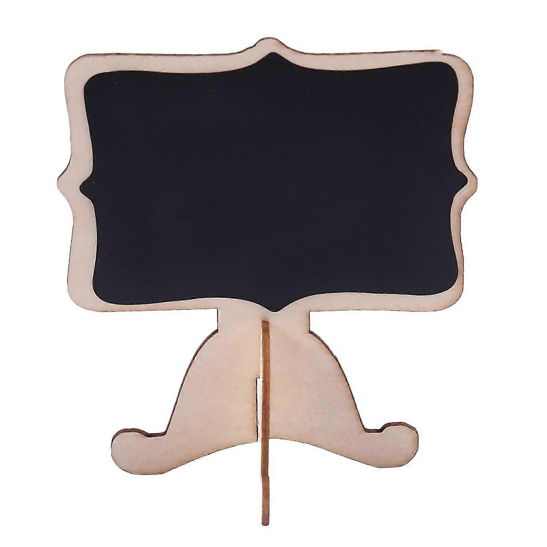 For 10 Pcs Mini Wooden Small Wedding Blackboard Message Table Number Chalkboard