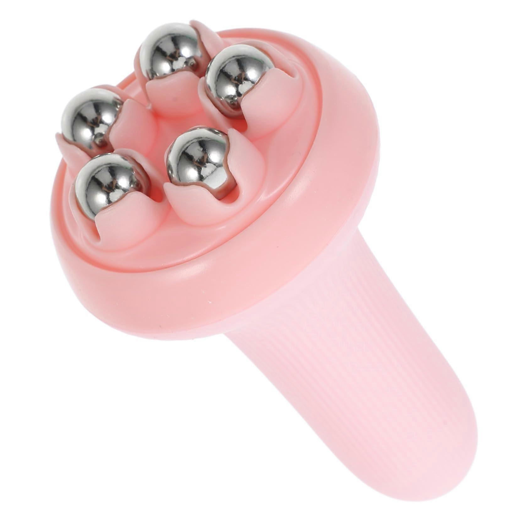 Handheld Roller Massager for Leg and Abdominal Muscle Relaxation, Portable Manual Kneading Tool for Home Office Gym