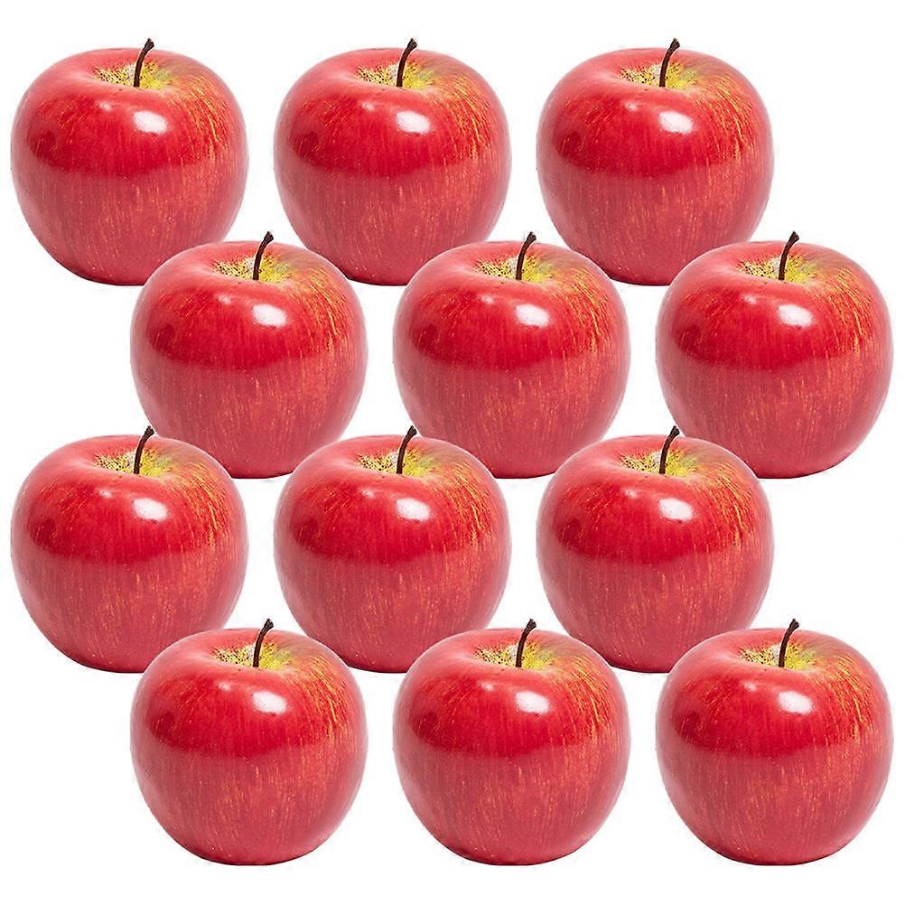 Artificial Models for Decoration 48Pcs Simulation Red Foam