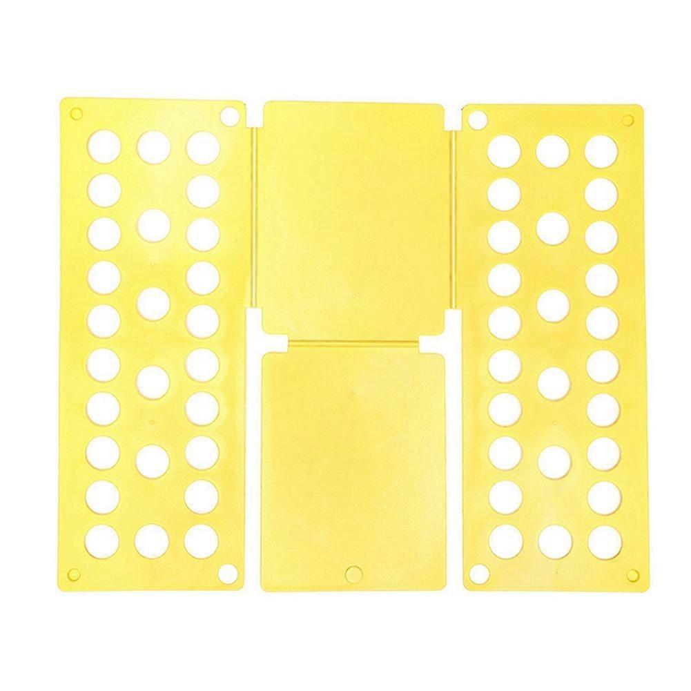 Plastic Clothes Folding Board Home Storage Tool Yellow