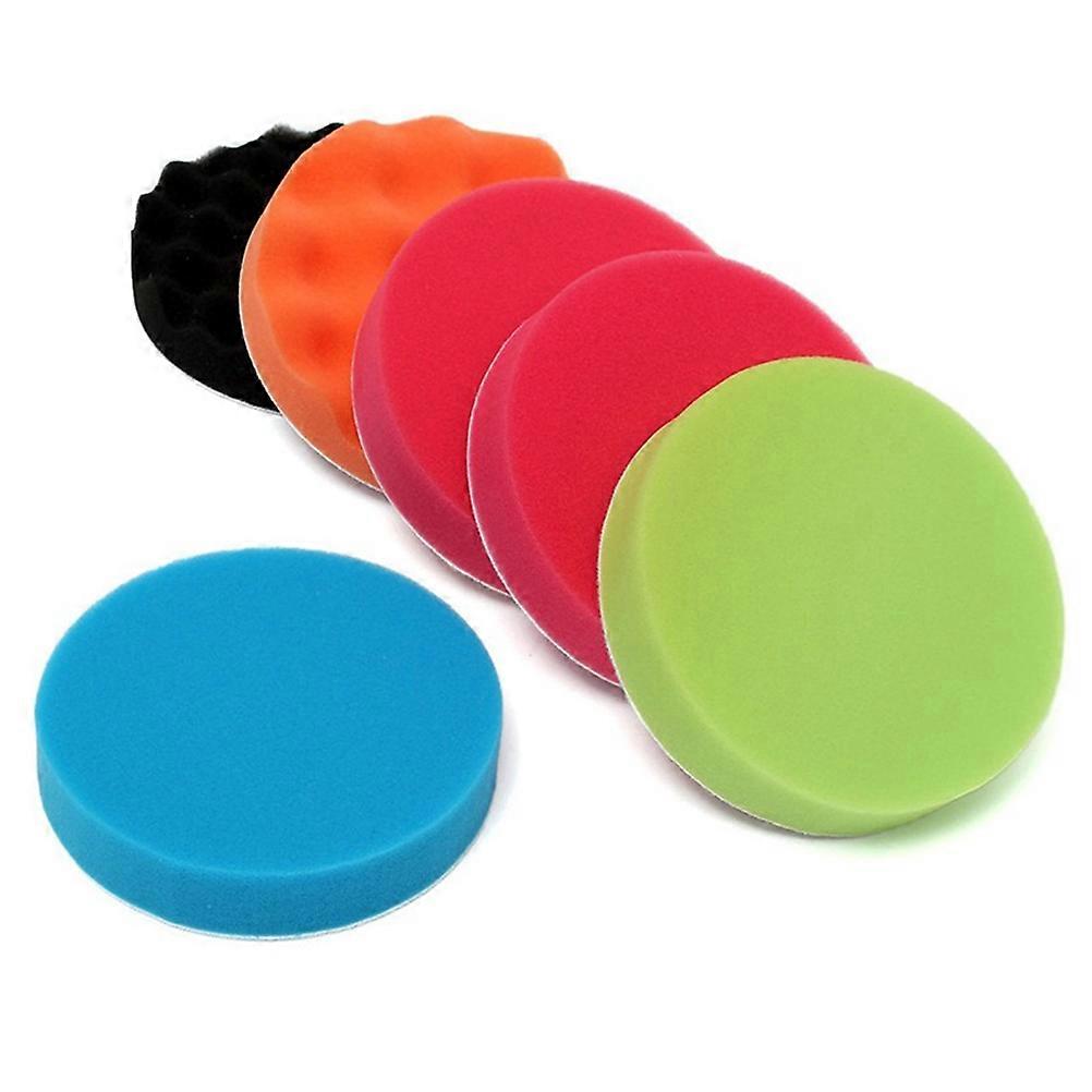 Buffing Sponge Pads Polishing Kit for Car 19Pcs Wool and Sponge Waxing Discs