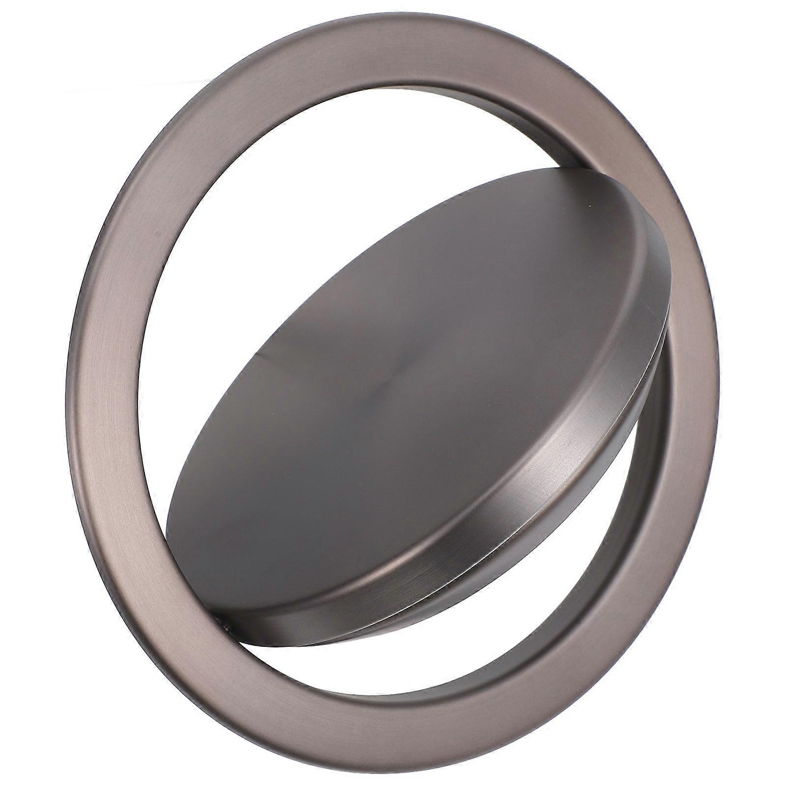 Flush Trash Can Lid Stainless Steel Swing Flap for Home Kitchen Use 2Pcs