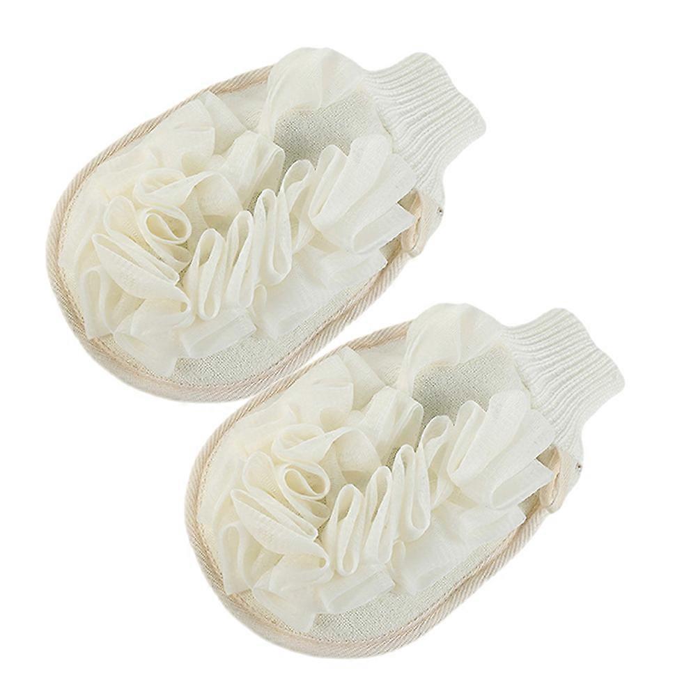Exfoliating Bath Mitt Skin Scrubbing Gloves for Bathing 6Pcs Colored