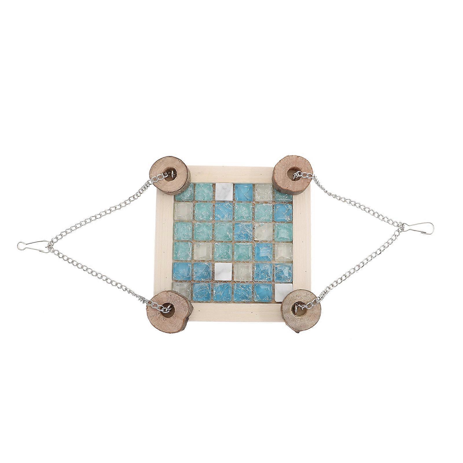 Hamster Summer Platform Wood Accessory with Hanging Swing 3Pcs