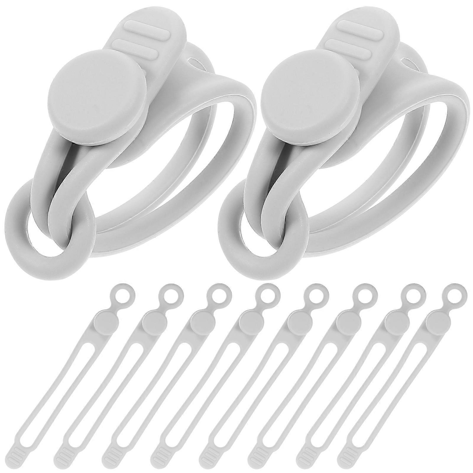 Reusable Cable Ties 40 Pcs Silicone Shape Rectangular For Effective Cable Management At Home