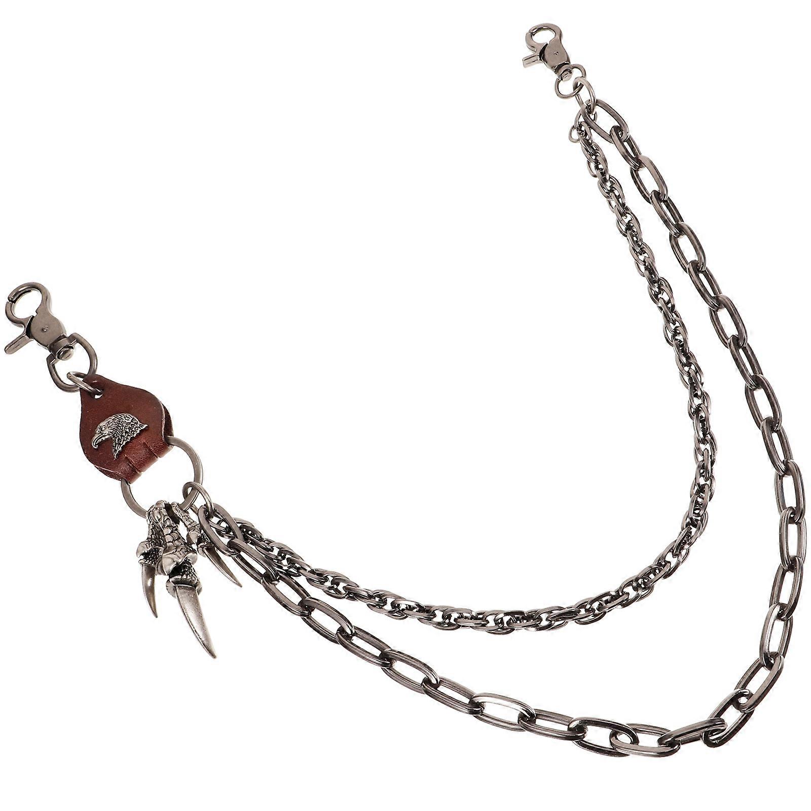 Jeans Chain for Men 4Pcs Durable Metal Hanging Chain for Pants