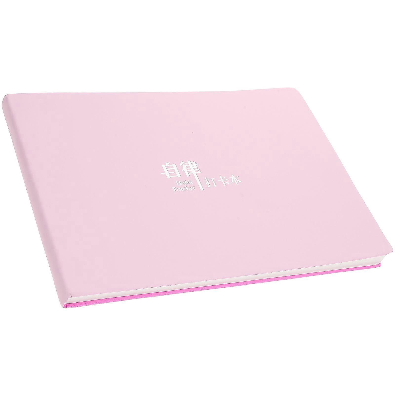Daily Planning Notepad Paper Planner Home Use Simple Design Pink 9.6×6.8×0.5in To-Do Lists 1Pack