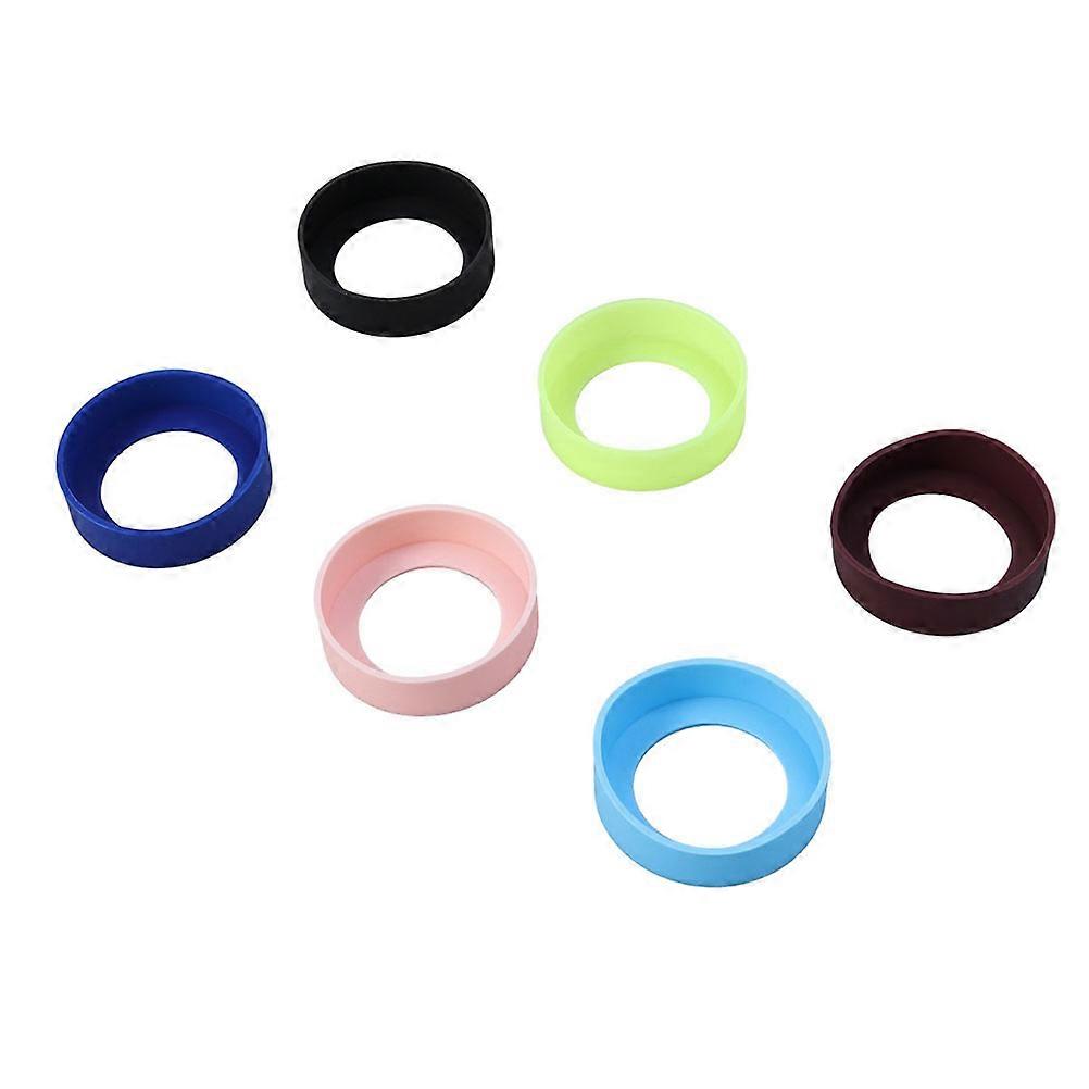 Cup Mat Silicone Heat Resistant Mat for Holding Bottle 12Pcs Random Color