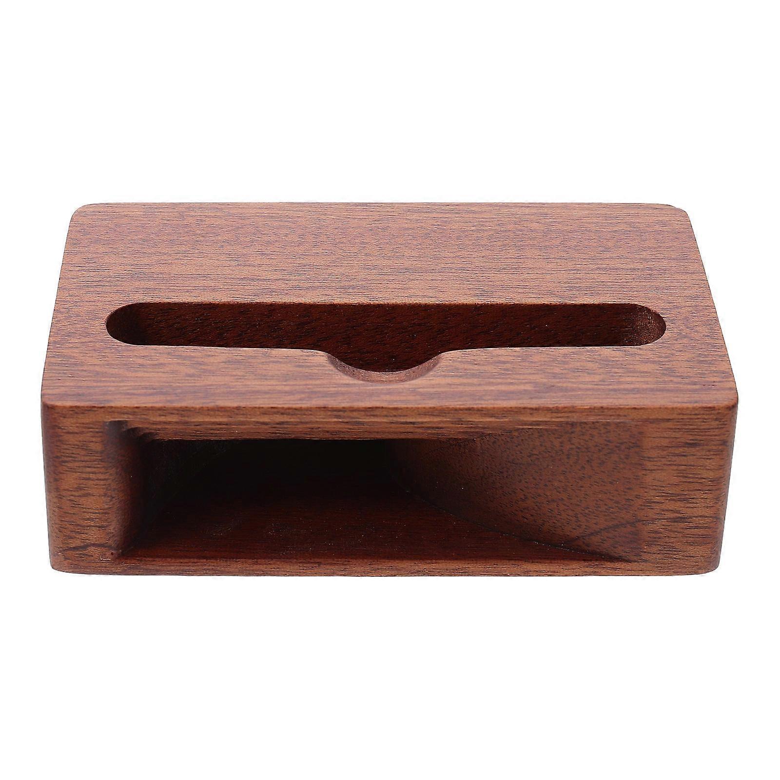 Wooden Phone Stand for Desktop Use with Physical Amplify Function 4Pcs