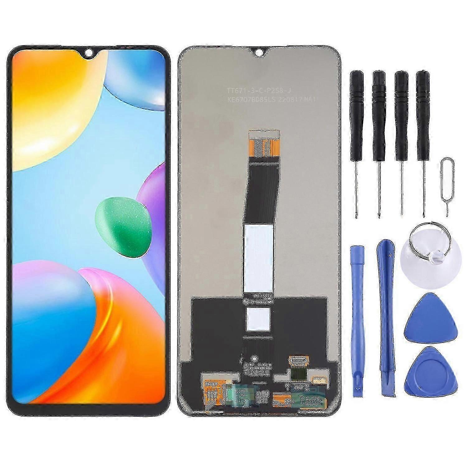 小米科技レッドミ10c / redmi 10インドのためのlcd +タッチスクリーン 小米科技レッドミ10c / redmi 10インド/ poco C40の場合