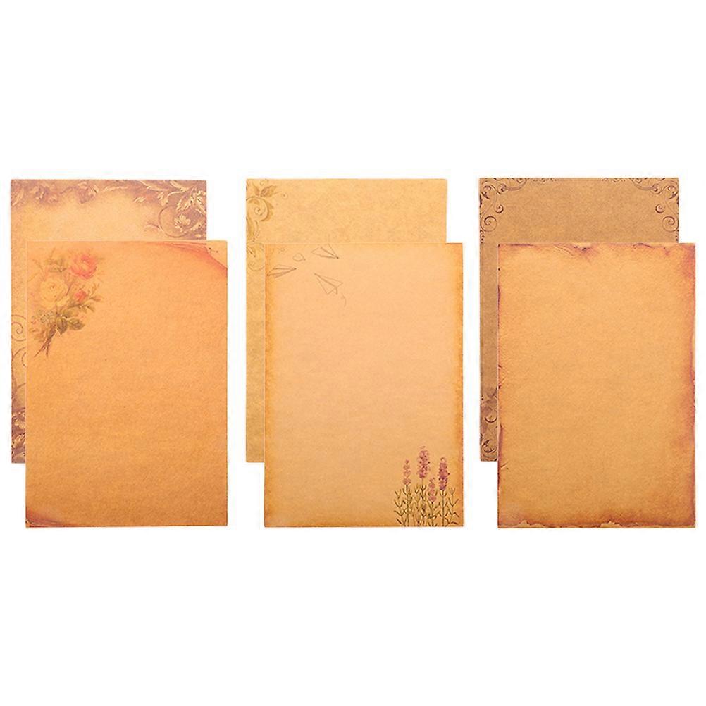Retro Writing Stationery Paper Pack For Letter Writing And Calligraphy Practice Featuring Assorted Color Design Containing 240 Pcs