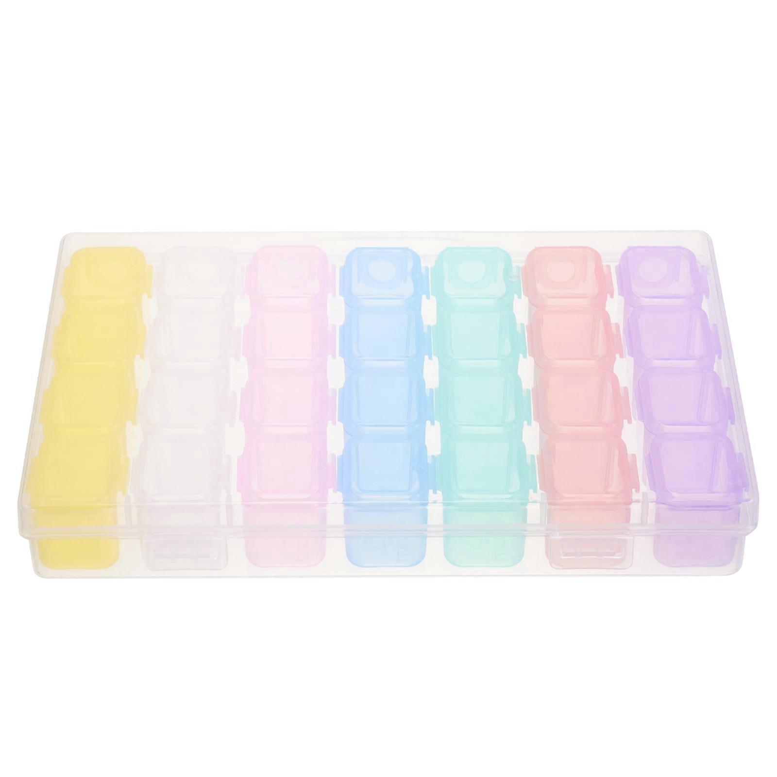 Plastic Earring Organizer Box Jewelry Storage for Storage 5Pcs