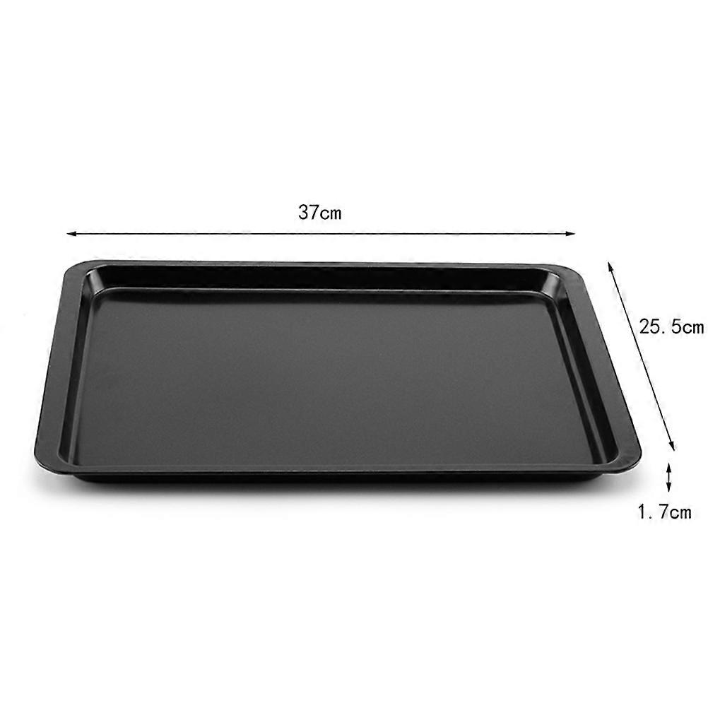 Non-Stick Tray Carbon Steel Rectangular Roasting Tray for Club Black 1Pack