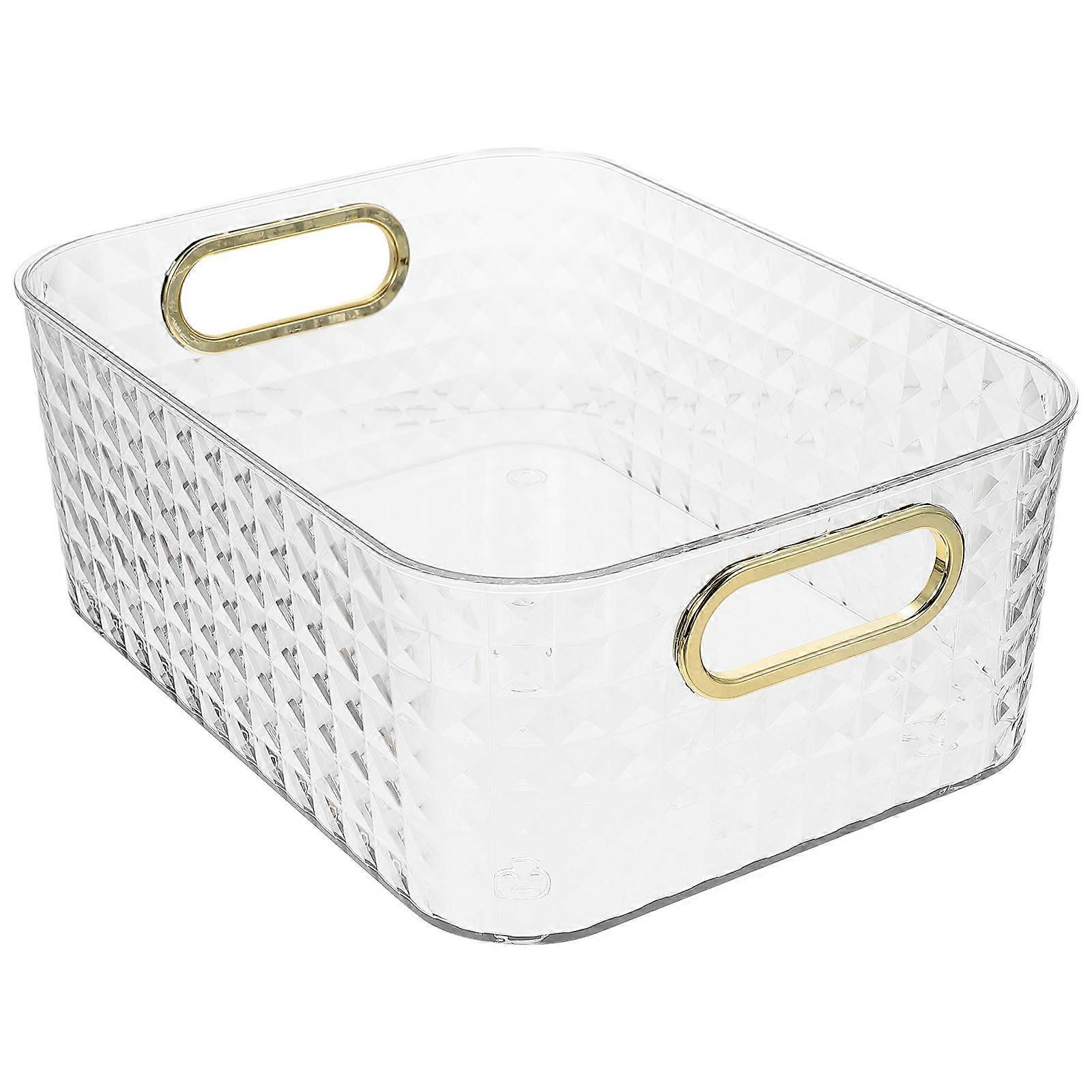 Snack Organizer Box with Rectangle Design for Desktop Storage 4Pcs