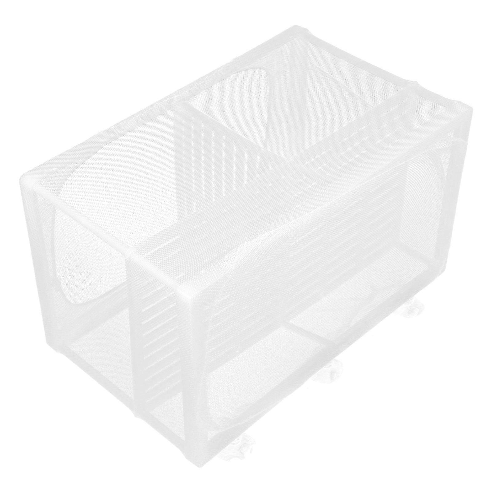 Fish Net Hatchery for Breeding Fish White Aquarium with Suction Cup