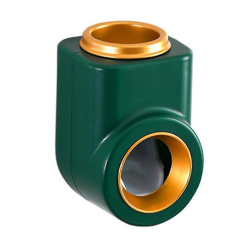 Wall-mounted Toothpaste Squeezer 2Pcs Automatic Dispensing for Children Bathroom Dark Green Practical Design