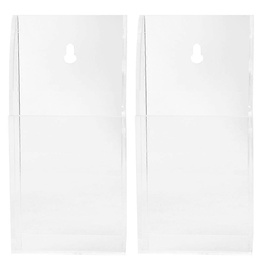 Controller Holder Wall Mount Acrylic Remote Storage Box 4Pcs