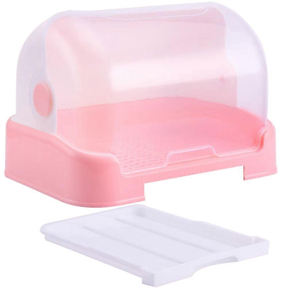 Nursing Bottle Drying Rack Milk Bottle Holder Curved Handle Rectangular Pp Material Hygiene Maintenance 1Pack